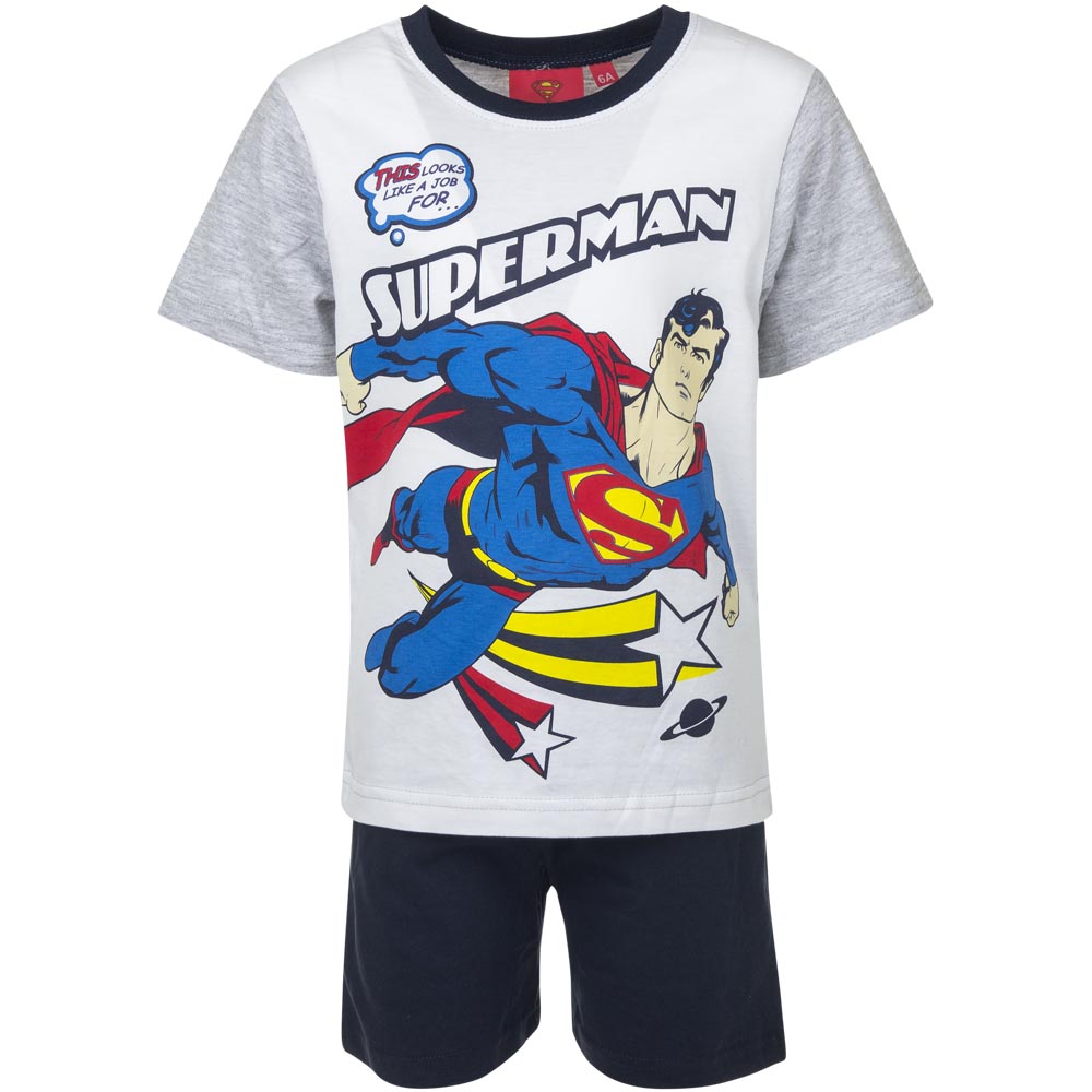 superman-licence Chlapecké pyžamo Superman ER2165, vel. 98-128 Barva: Bílá, Velikost: 98