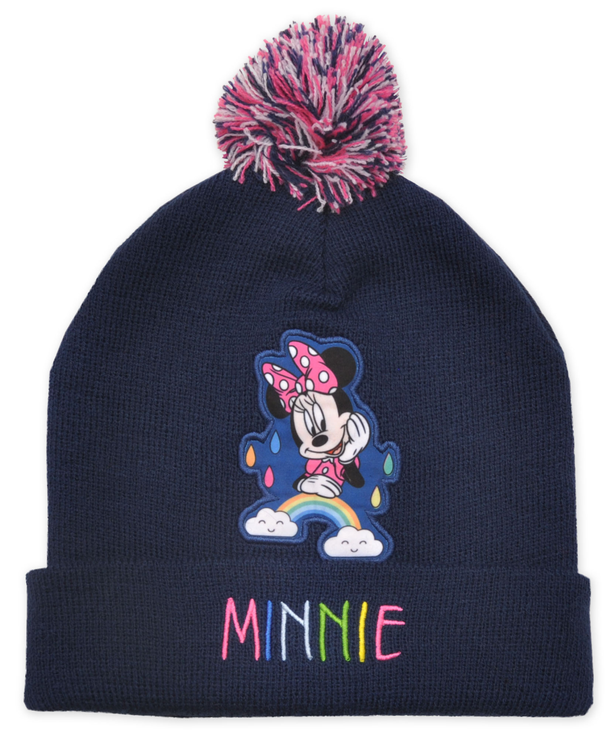 Minnie - licence Dívčí zimní čepice - Minnie Mouse 25, tmavě modrá Barva: Modrá tmavě, Velikost: velikost 54