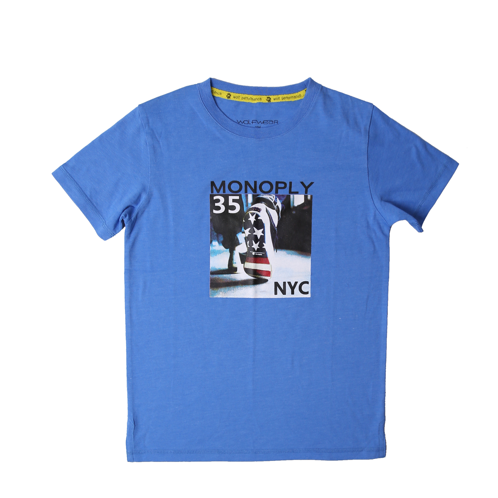 Chlapecké triko - Wolf S2103, modrá Barva: Modrá, Velikost: 140