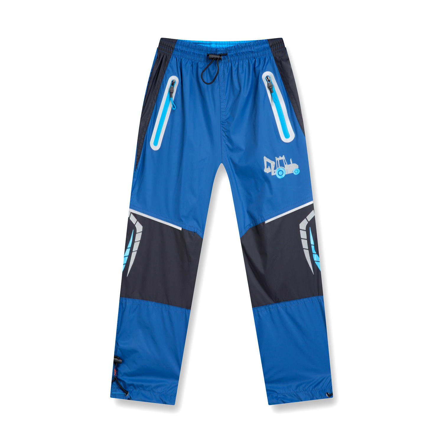 Chlapecké šusťákové kalhoty - KUGO HK9002, modrá Barva: Modrá, Velikost: 98