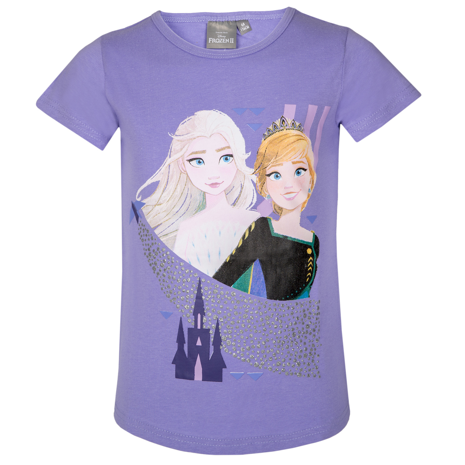 Frozen - licence Dívčí tričko - Frozen 205, fialková Barva: Fialková, Velikost: 104