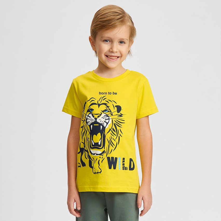 Chlapecké triko - WINKIKI WKB 11001, žlutá Barva: Žlutá, Velikost: 98