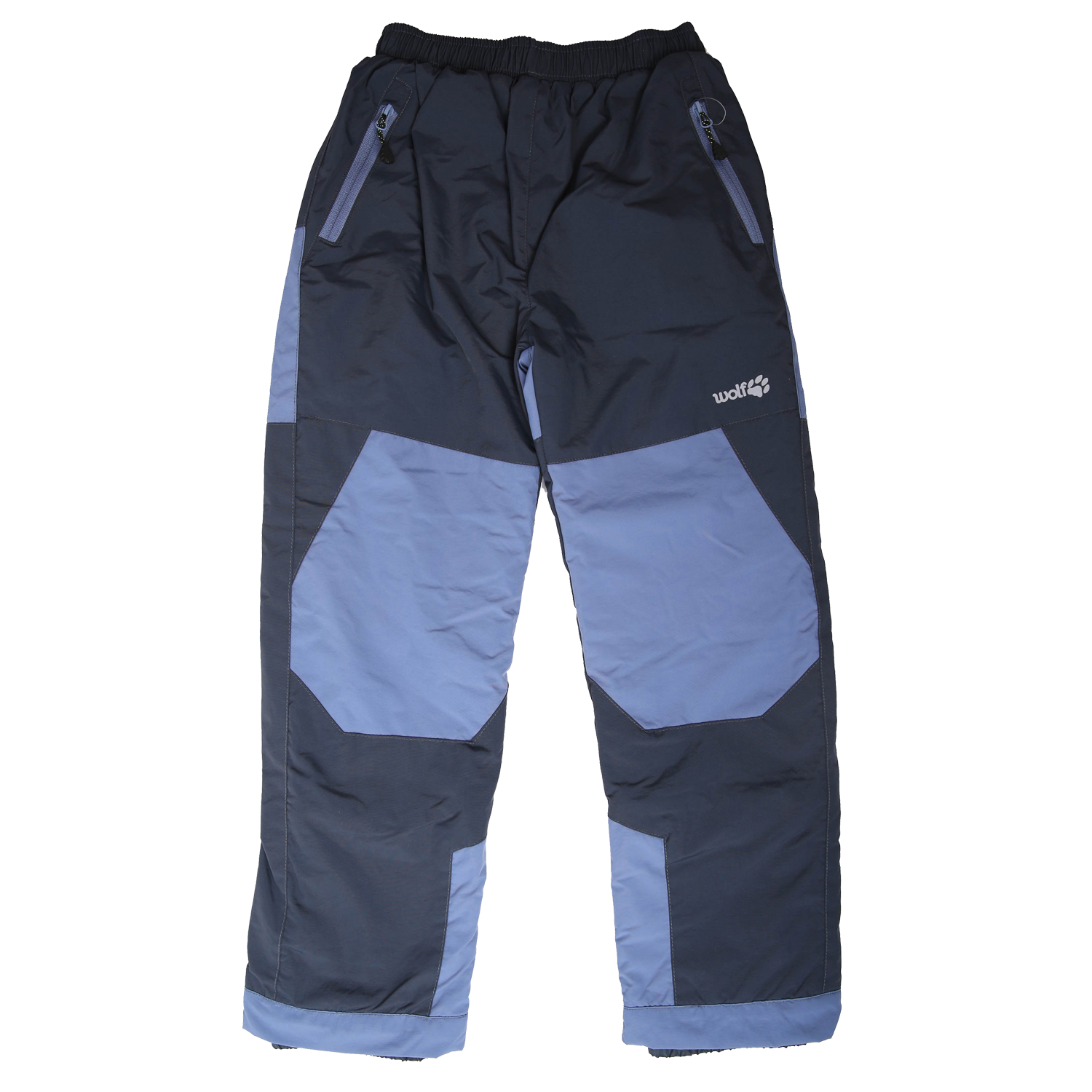Chlapecké šusťákové kalhoty, zateplené - Wolf B2172, tmavě šedá Barva: Šedá tmavě, Velikost: 98