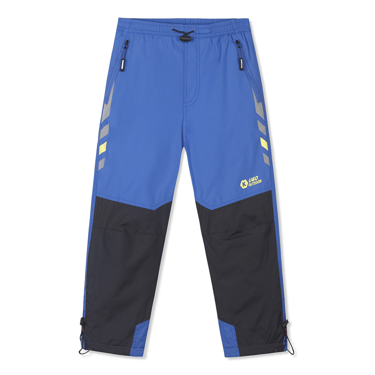 Chlapecké šusťákové kalhoty, zateplené - KUGO DK7091k, modrá Barva: Modrá, Velikost: 104