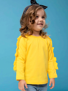 Dívčí triko - Winkiki WKG 01807, žlutá Barva: Žlutá, Velikost: 122