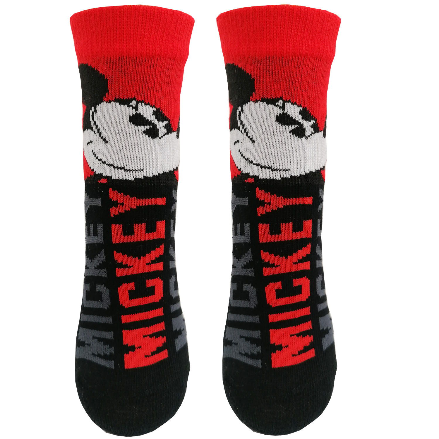 Mickey Mouse - licence Chlapecké ponožky - Mickey Mouse MIC - 102, černá/ červená Barva: Černá, Velikost: 27-30