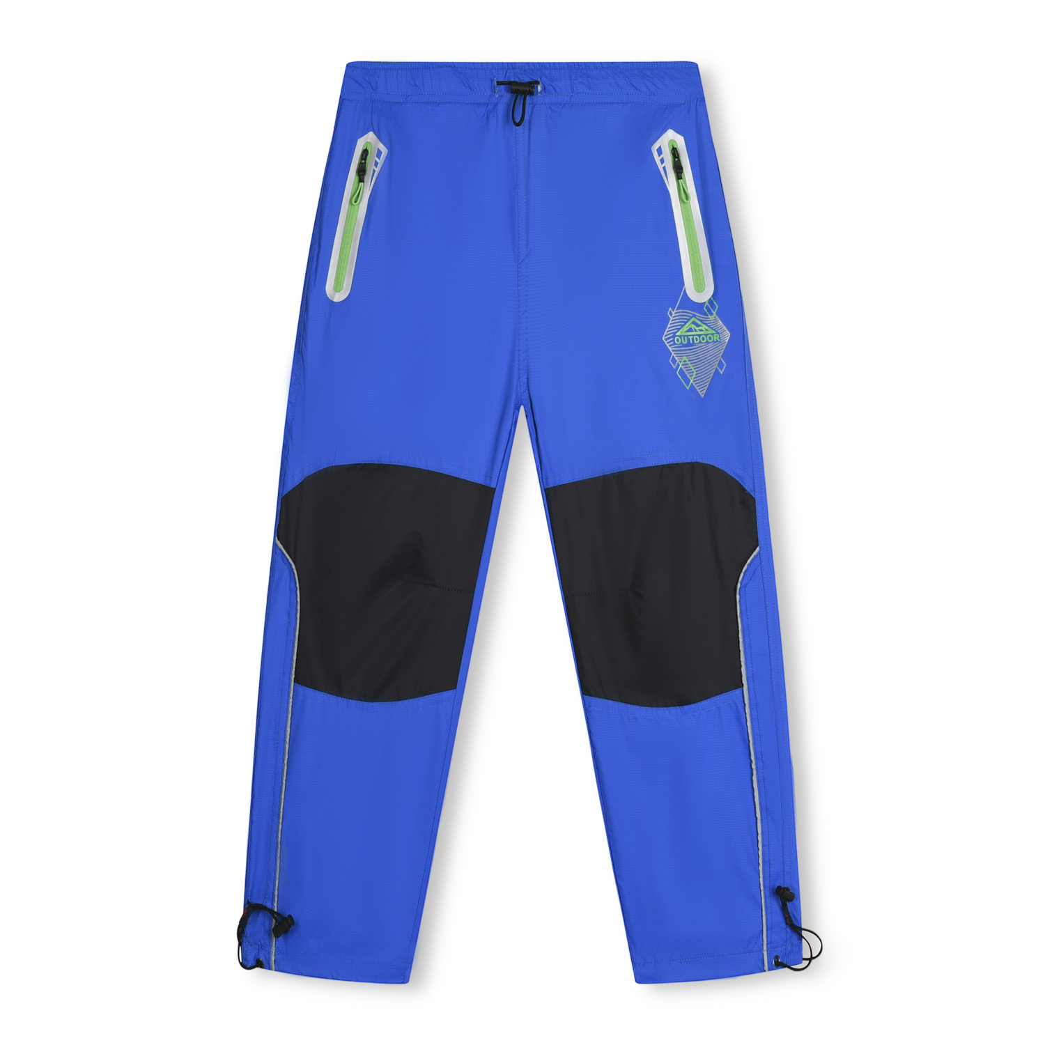 Chlapecké šusťákové kalhoty - KUGO SK7739, modrá Barva: Modrá, Velikost: 146