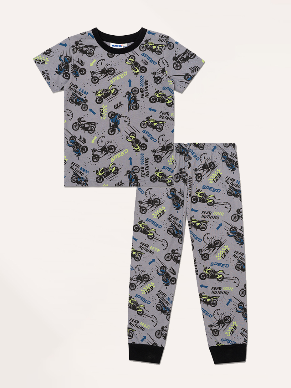 Chlapecké pyžamo - Winkiki WKB 92618, šedá Barva: Šedá, Velikost: 98