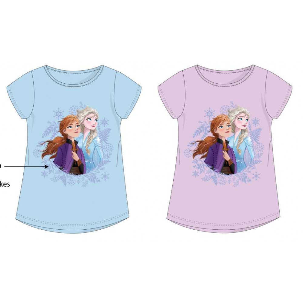 Frozen - licence Dívčí tričko - Frozen FR - 250, fialková Barva: Fialková, Velikost: 122