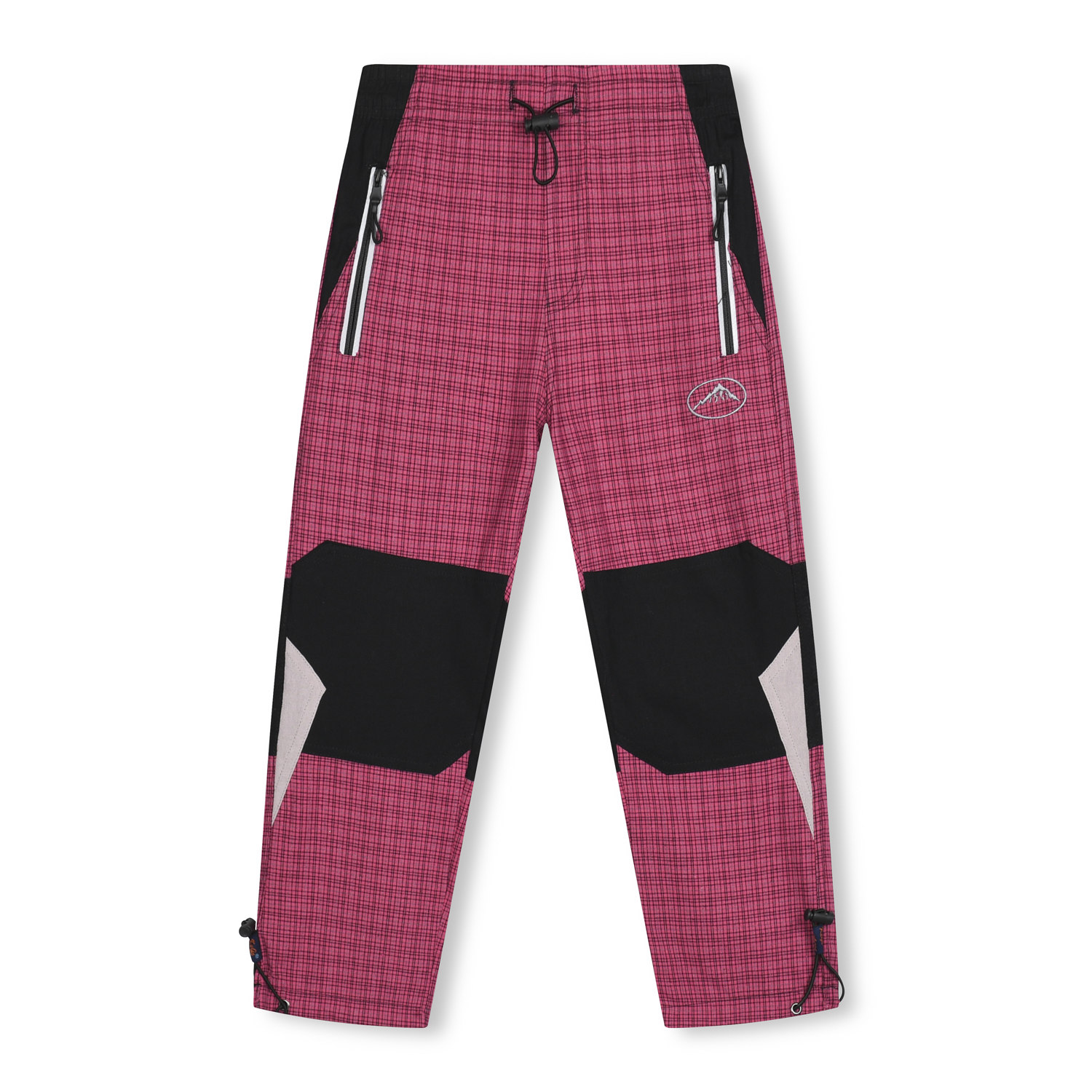 Dívčí plátěné kalhoty - KUGO FK7602, růžová Barva: Růžová, Velikost: 98