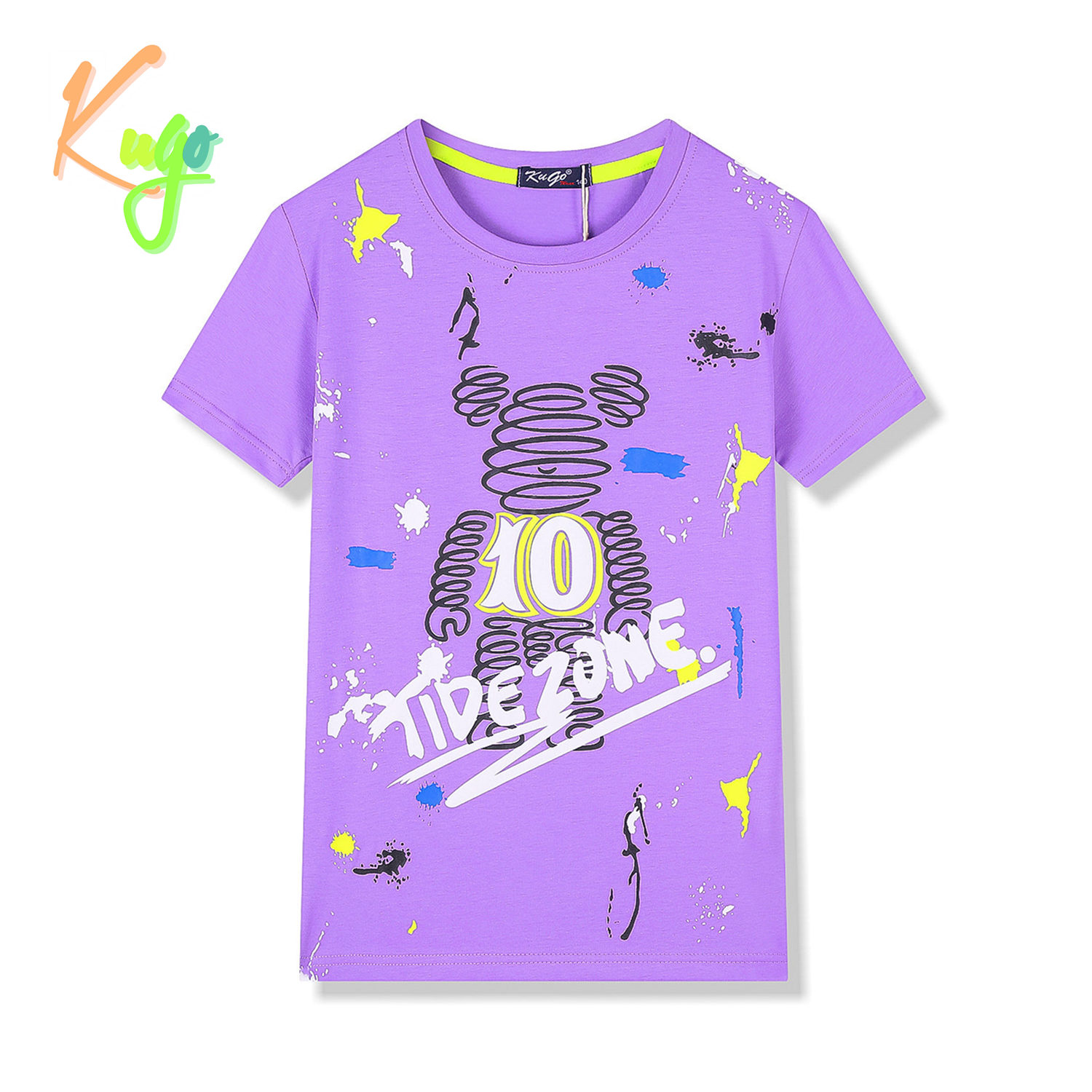 Dětské tričko - KUGO FC0272, fialová Barva: Fialová, Velikost: 146