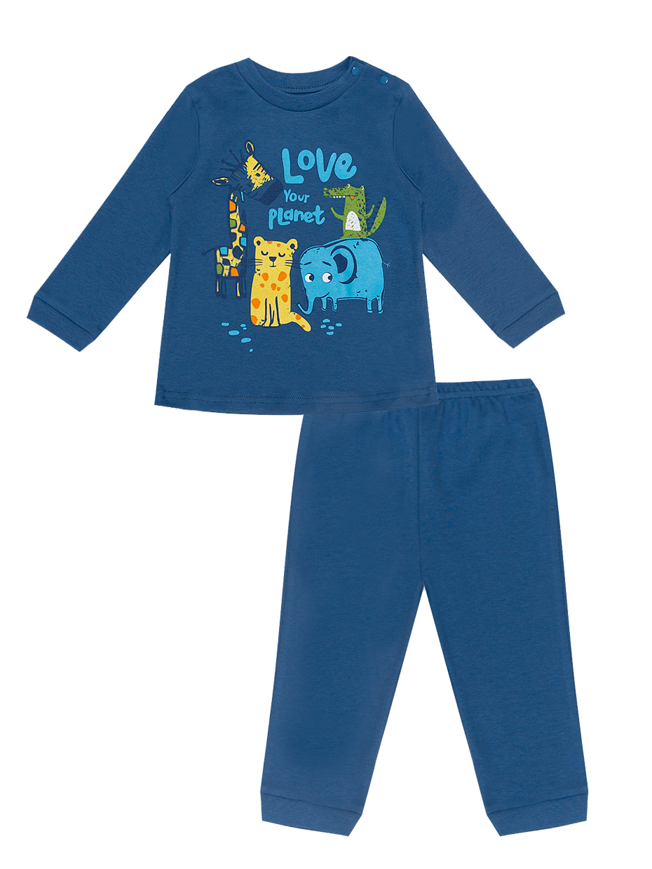Chlapecké pyžamo - WINKIKI WNB 11963, modrá Barva: Modrá, Velikost: 80