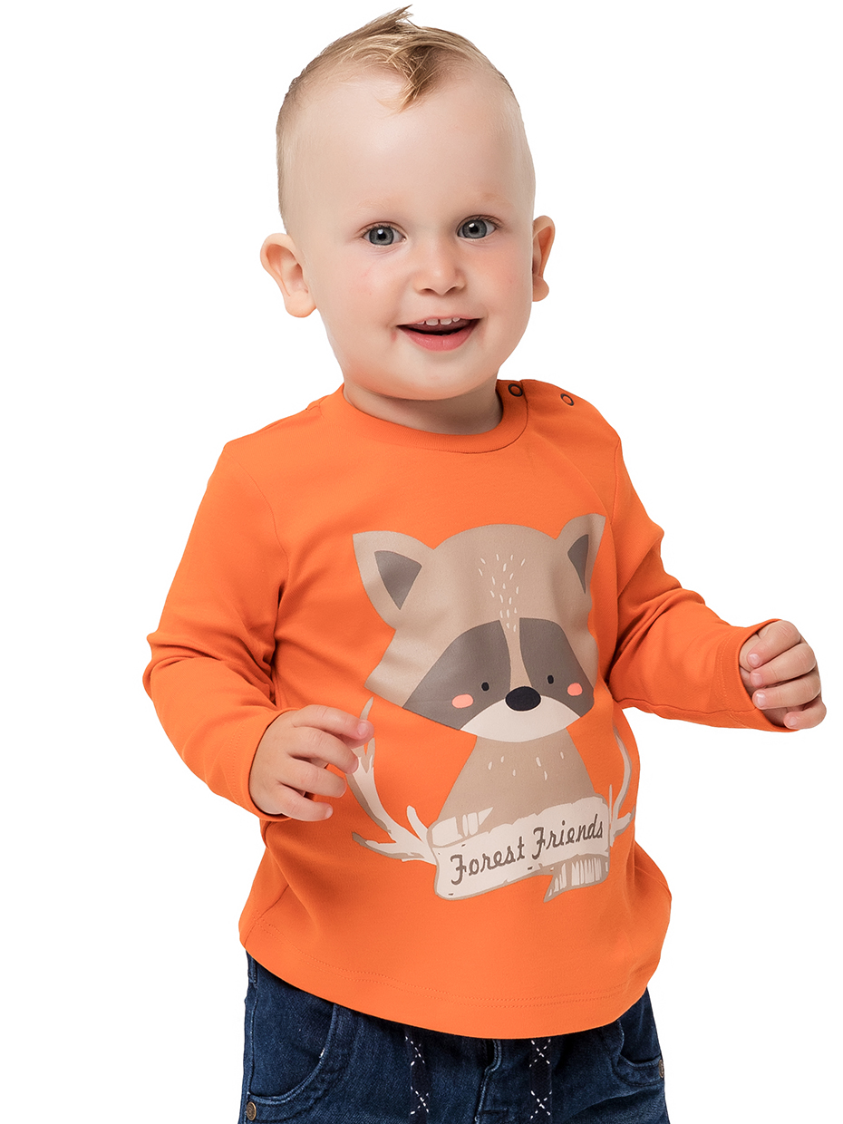Chlapecké tričko - WINKIKI WNB 92533, oranžová Barva: Oranžová, Velikost: 80
