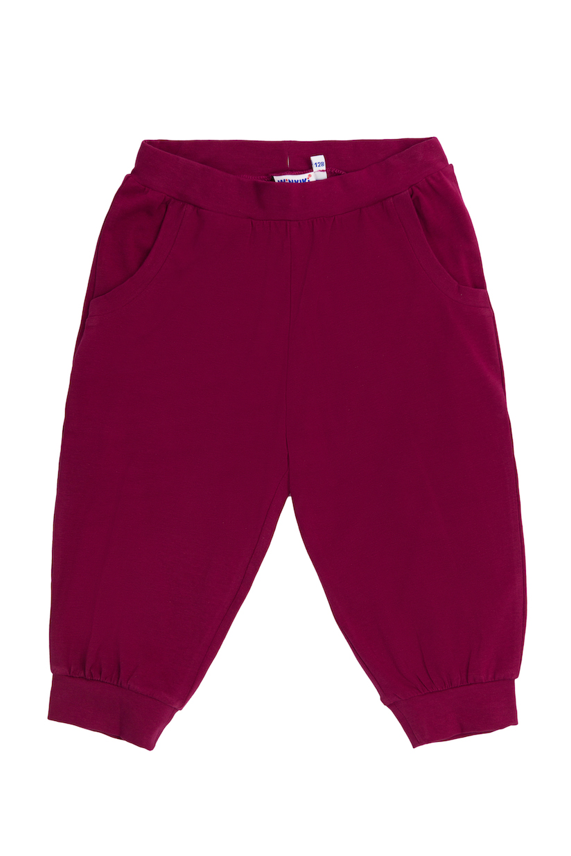Dívčí 3/4 kalhoty - Winkiki WTG 01813, bordo Barva: Bordo, Velikost: 134