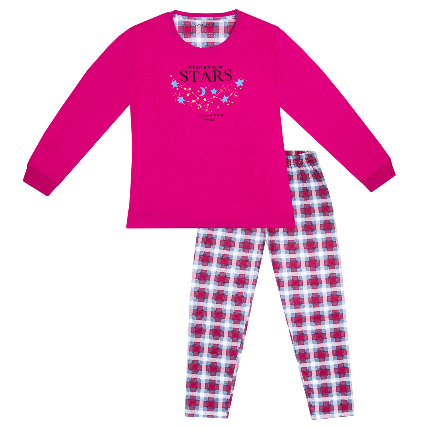 Dámské pyžamo - Wolf D2245, růžová Barva: Růžová, Velikost: XL