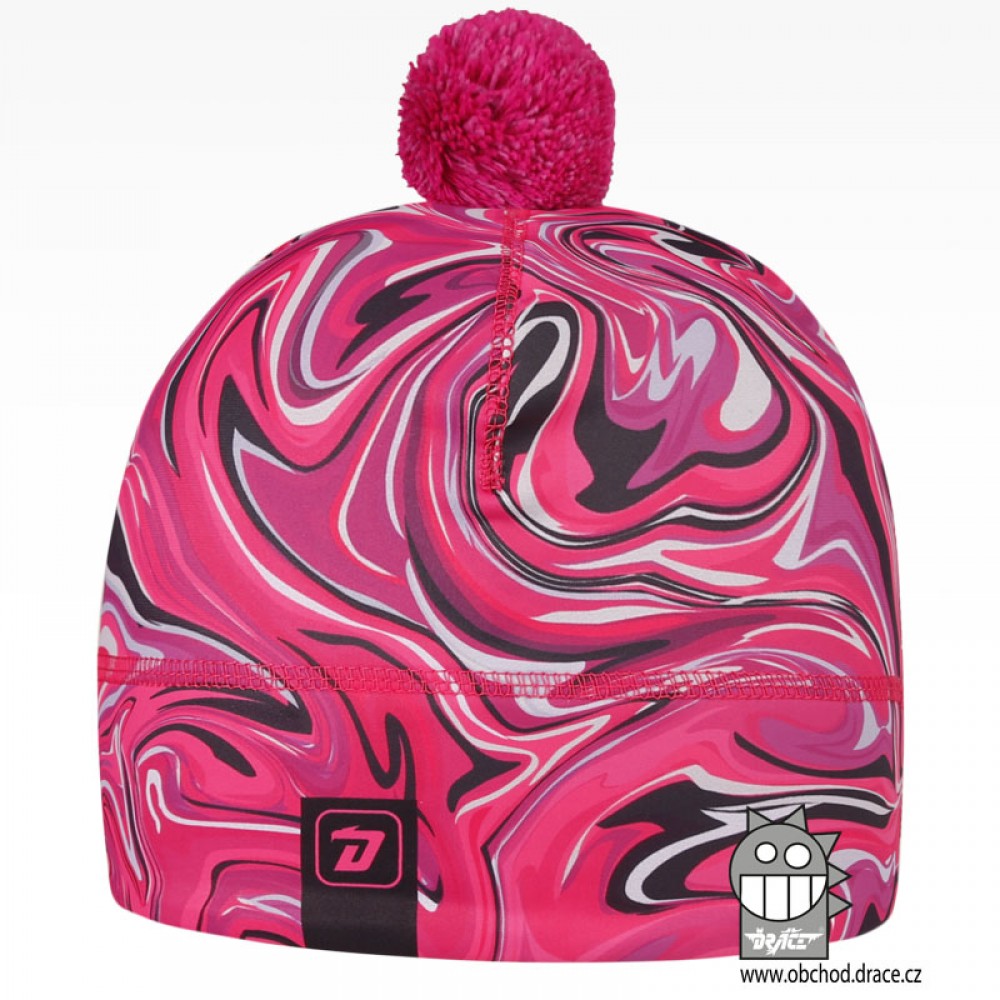 Dívčí zimní funkční čepice Dráče - Flavio 156, růžová Barva: Růžová, Velikost: M 52-54