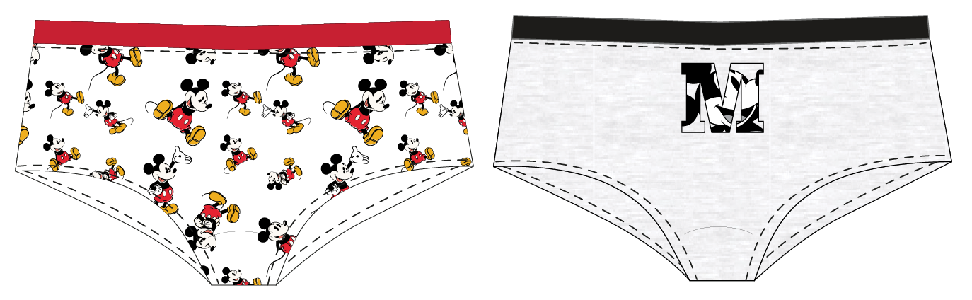Minnie Mouse - licence Dívčí kalhotky - Minnie Mouse 52338106, světle šedá/ bílá Barva: Mix barev, Velikost: 158-164