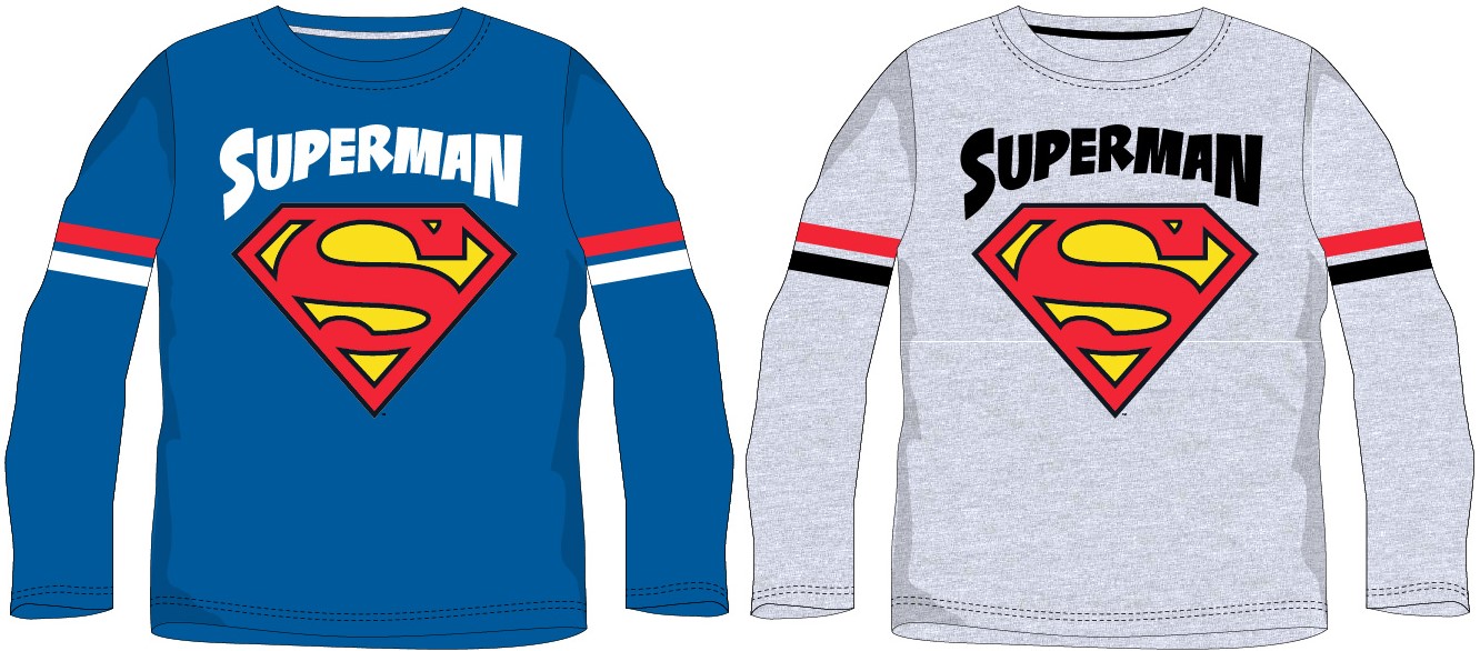 superman-licence Chlapecké tričko - Superman 5202248, světle šedý melír Barva: Šedá, Velikost: 104