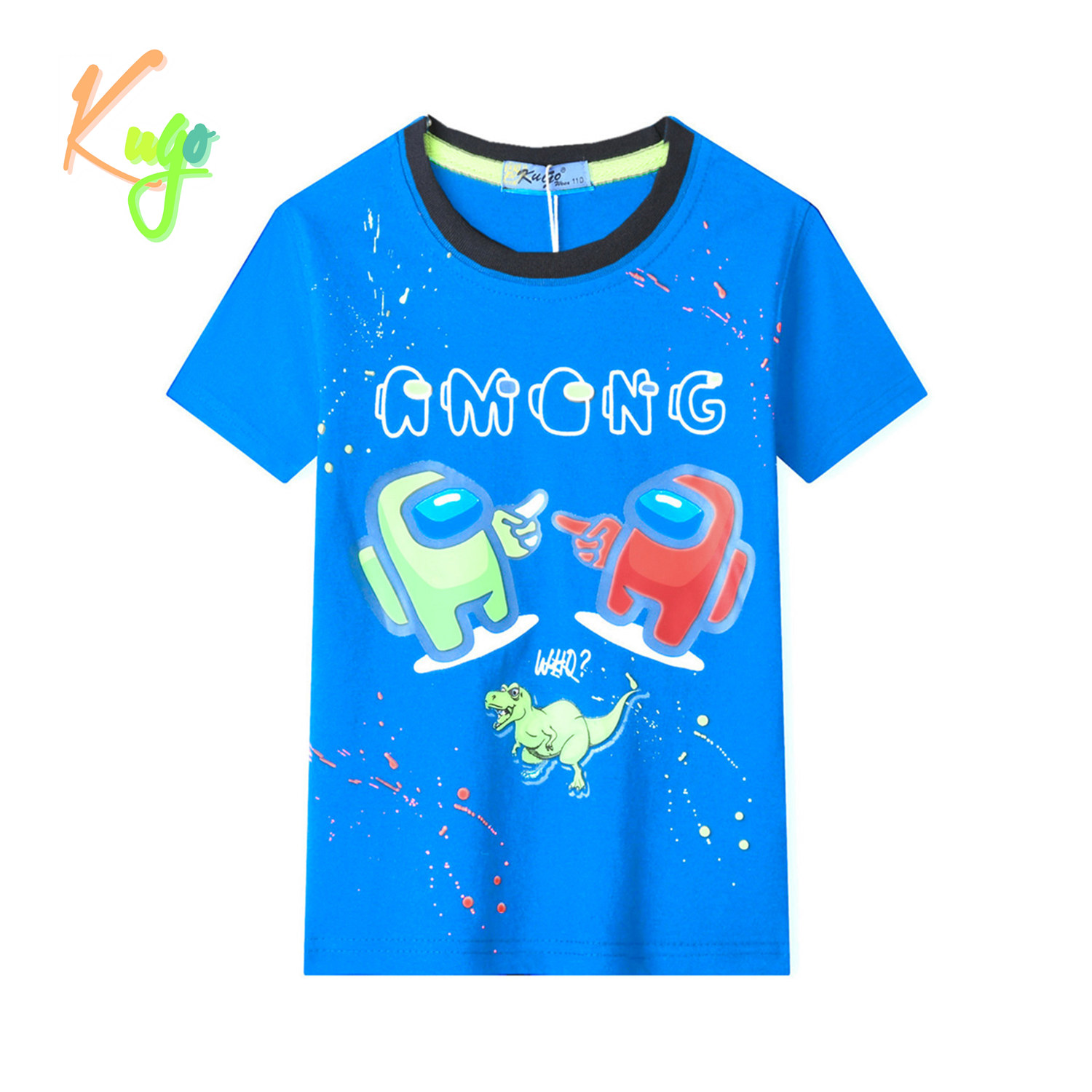 Chlapecké tričko - KUGO TM9202, tyrkysová Barva: Tyrkysová, Velikost: 110