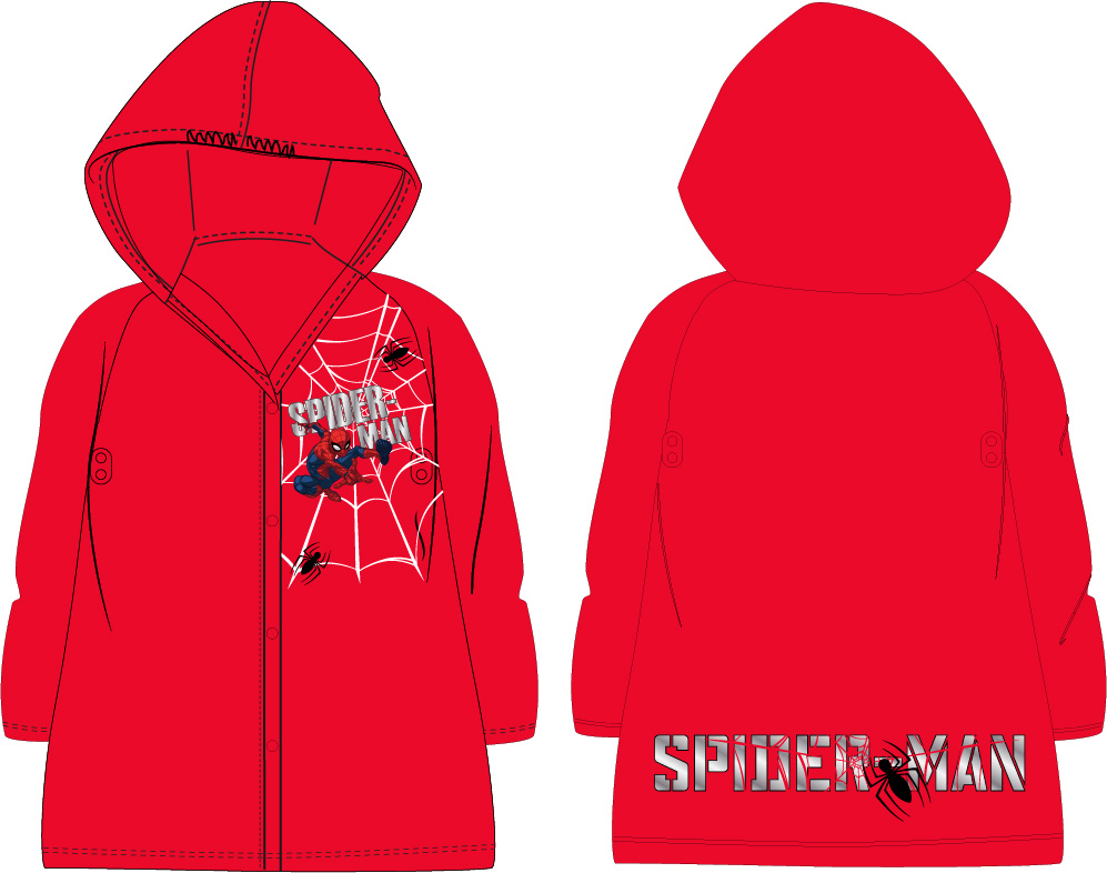 Spider Man - licence Chlapecká pláštěnka - Spider-Man 52281299, červená Barva: Červená, Velikost: 104-110