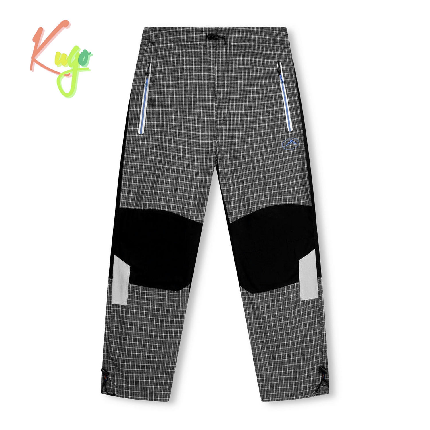 Chlapecké plátěné kalhoty - KUGO FK7607, šedá Barva: Šedá, Velikost: 158