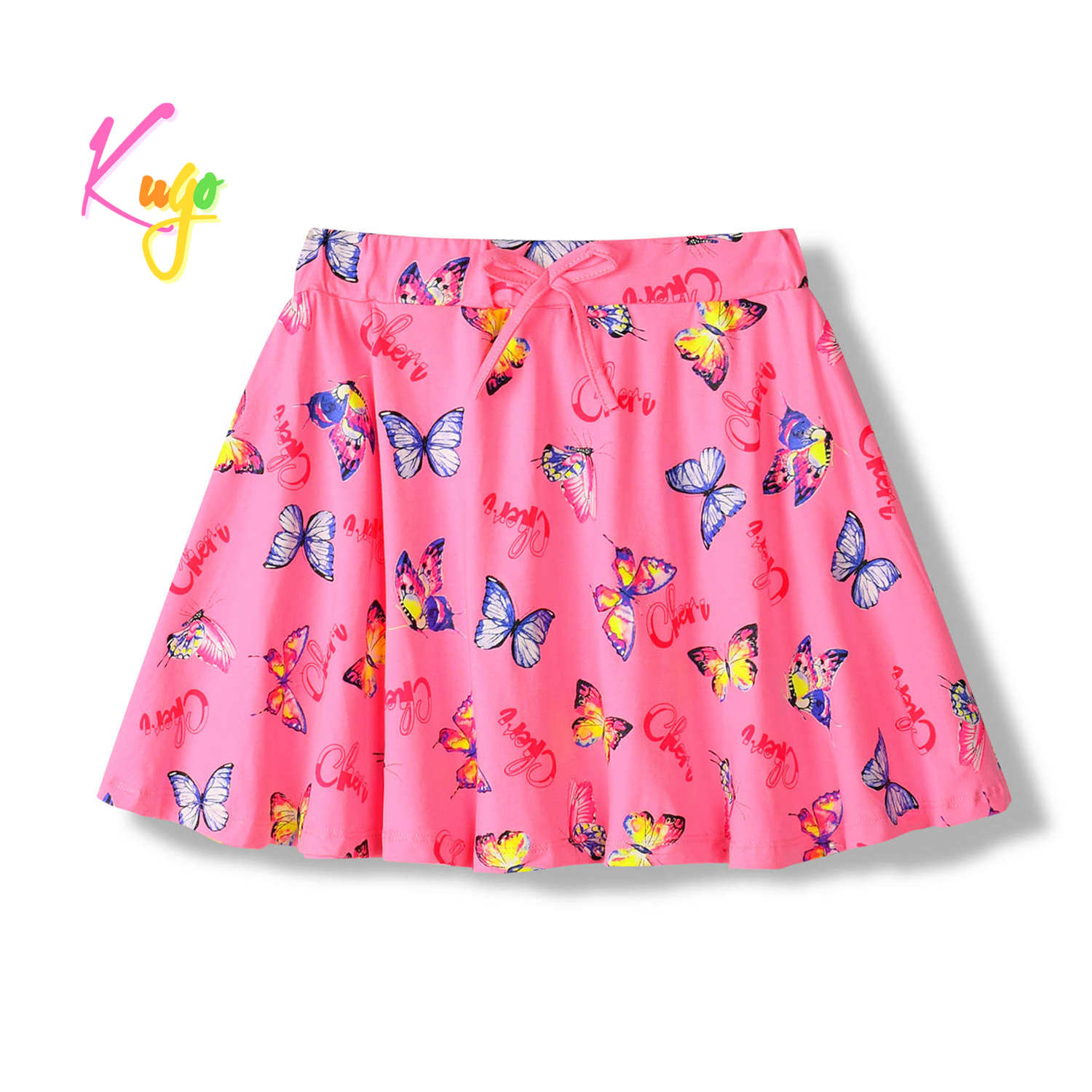 Dívčí sukně - KUGO HS9283, sytě růžová Barva: Růžová, Velikost: 140