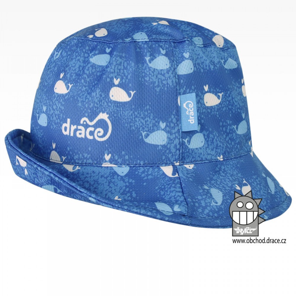Funkční letní klobouk Dráče - Florida 10, modrá, velryba Barva: Modrá, Velikost: 50-52