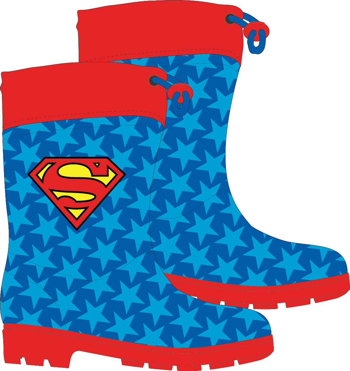 superman-licence Chlapecké holínky - Superman 5255276, modrá Barva: Modrá, Velikost: 31-32