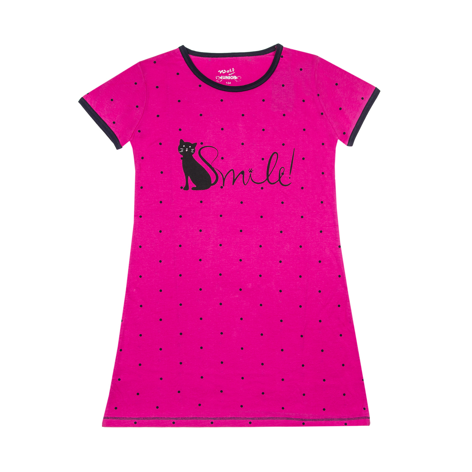 Dívčí noční košile - Wolf S2384, růžová Barva: Růžová, Velikost: 164