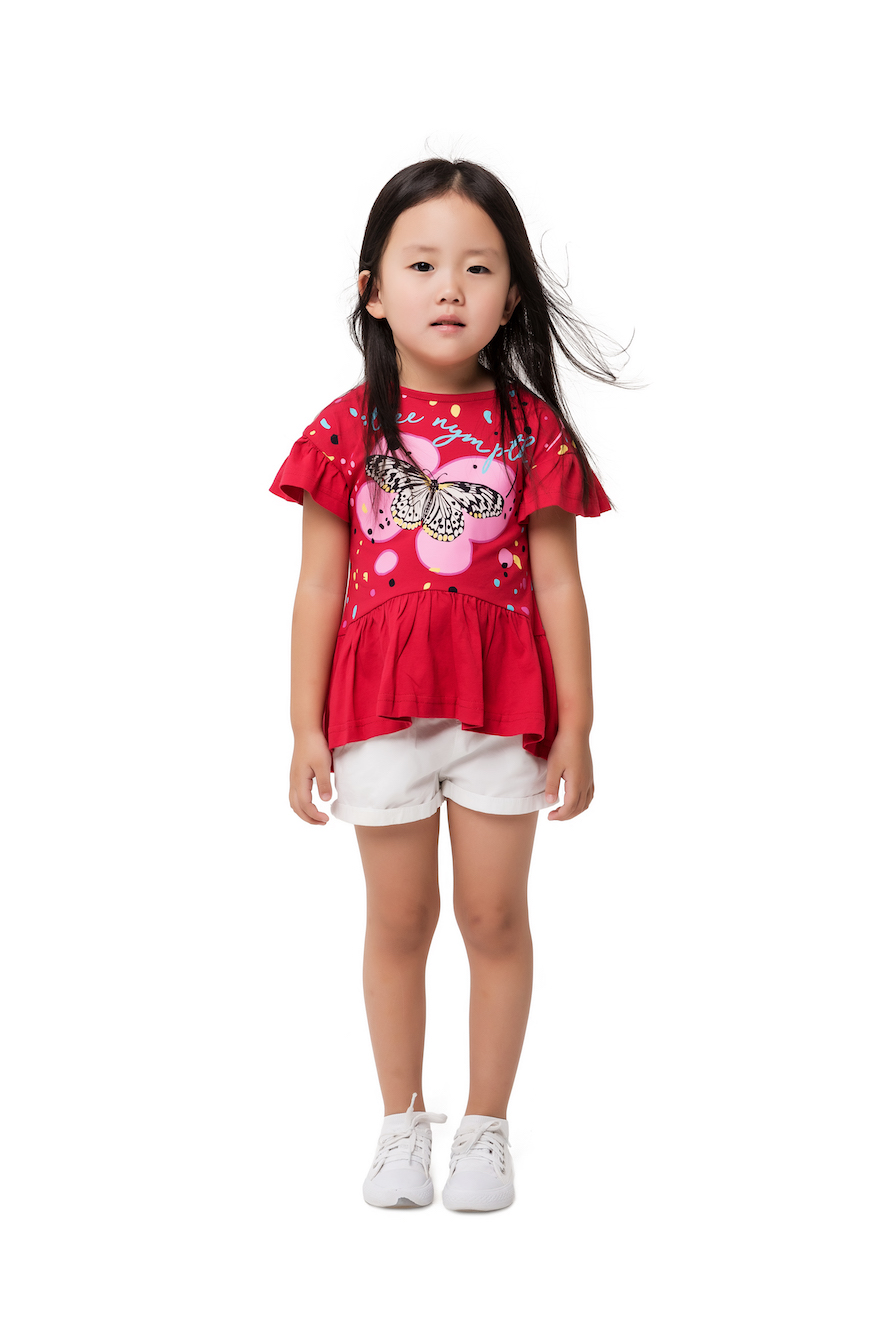 Dívčí tričko - Winkiki WKG 91350, sytě růžová Barva: Růžová, Velikost: 98