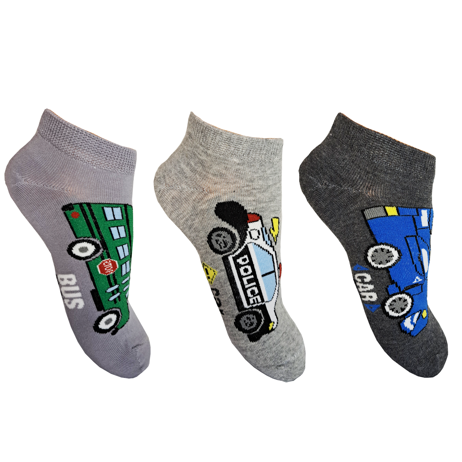 Chlapecké kotníkové ponožky Aura.Via - GDF9698, šedá Barva: Šedá, Velikost: 32-35