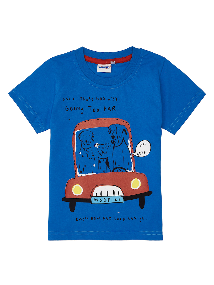 Chlapecké tričko - Winkiki WKB 92574, modrá Barva: Modrá, Velikost: 98
