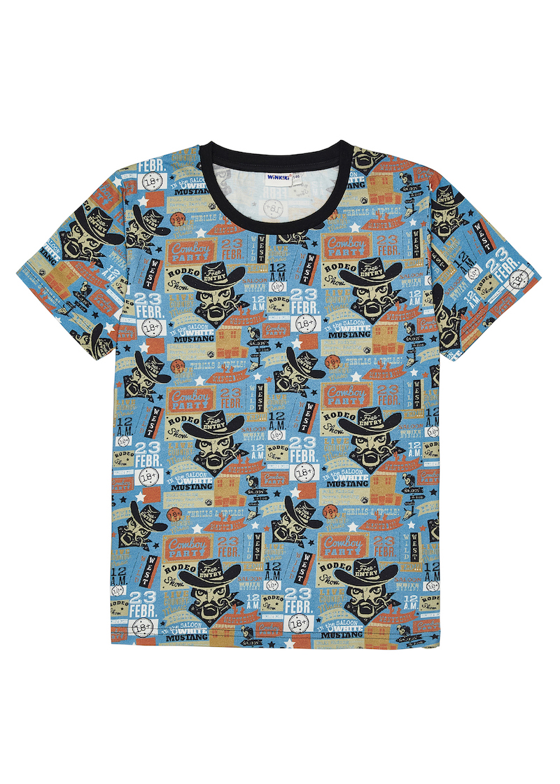 Chlapecké tričko - Winkiki WJB 91389, modrá Barva: Modrá, Velikost: 128