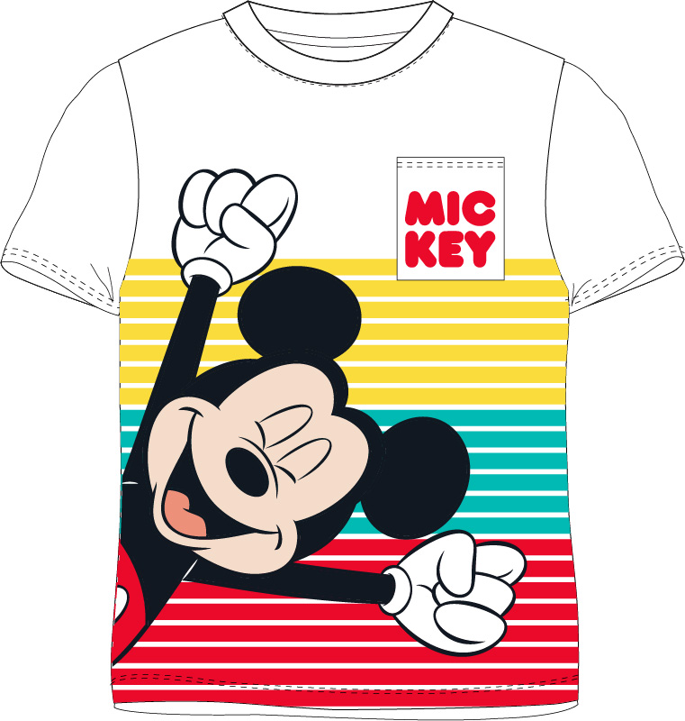 Mickey Mouse - licence Chlapecké tričko - Mickey Mouse 52029503, bílá Barva: Bílá, Velikost: 128