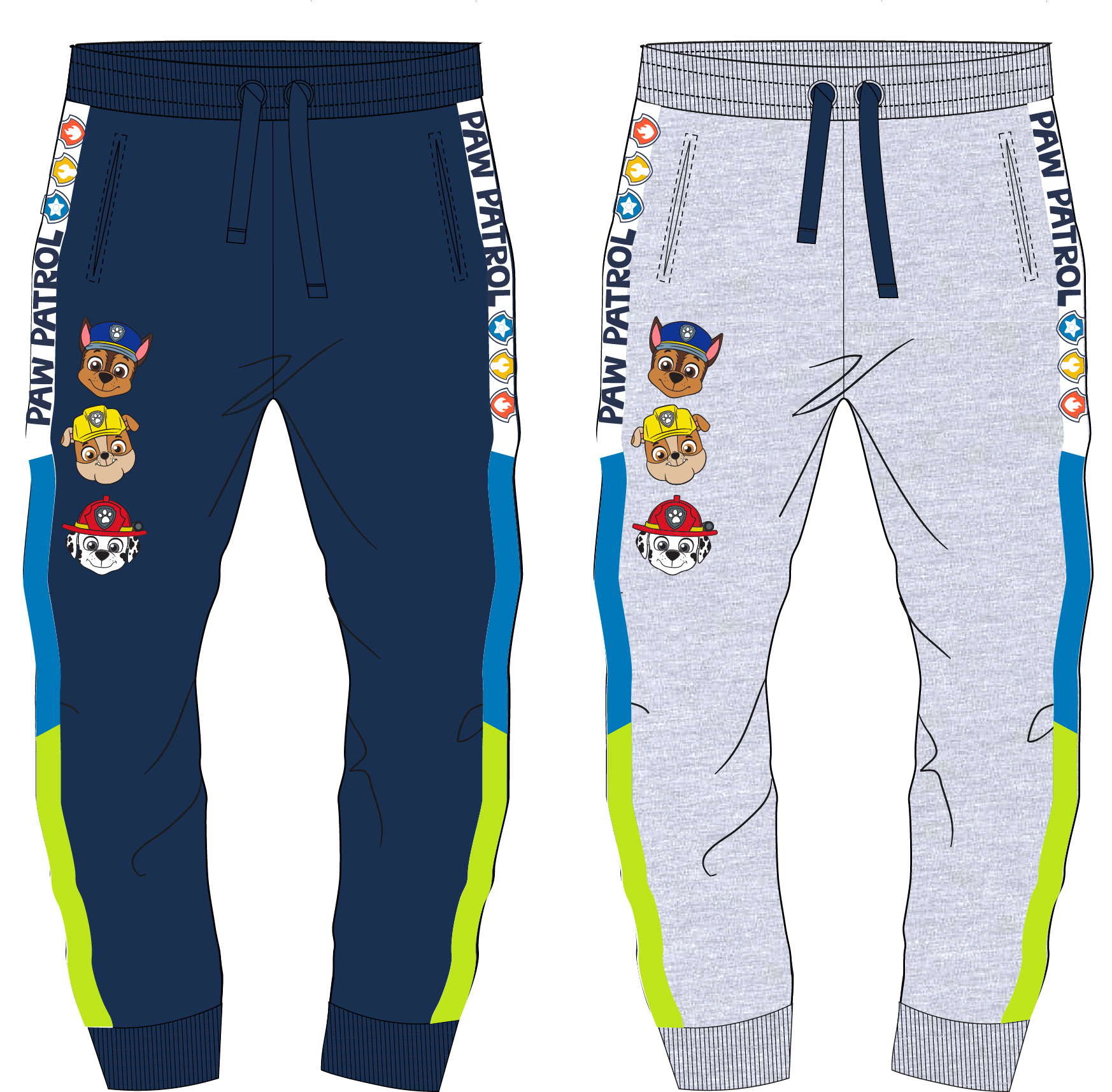 Paw Patrol - Tlapková patrola -Licence Chlapecké tepláky - Paw Patrol 52112027, tmavě modrá Barva: Modrá tmavě, Velikost: 128