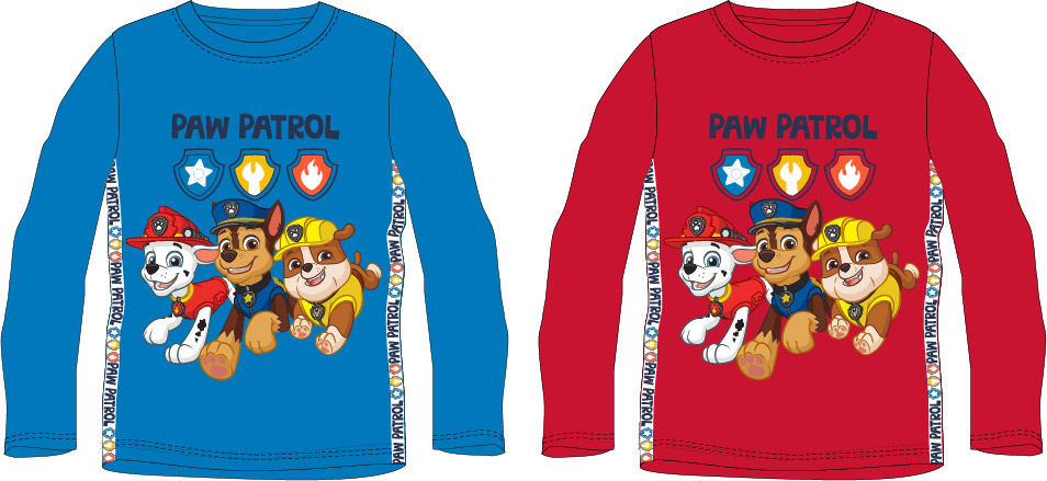 Paw Patrol - Tlapková patrola -Licence Chlapecké tričko - Paw Patrol 52022026, červená Barva: Červená, Velikost: 122