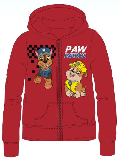Paw Patrol - Tlapková patrola -Licence Chlapecká mikina - Paw Patrol 52181716, červená Barva: Červená, Velikost: 122