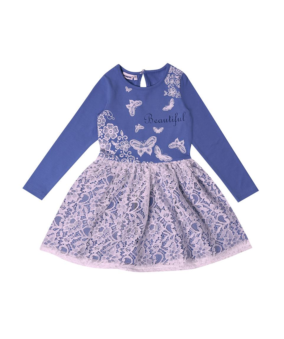 Dívčí šaty - Winkiki WKG 92565, světle modrá Barva: Modrá, Velikost: 98