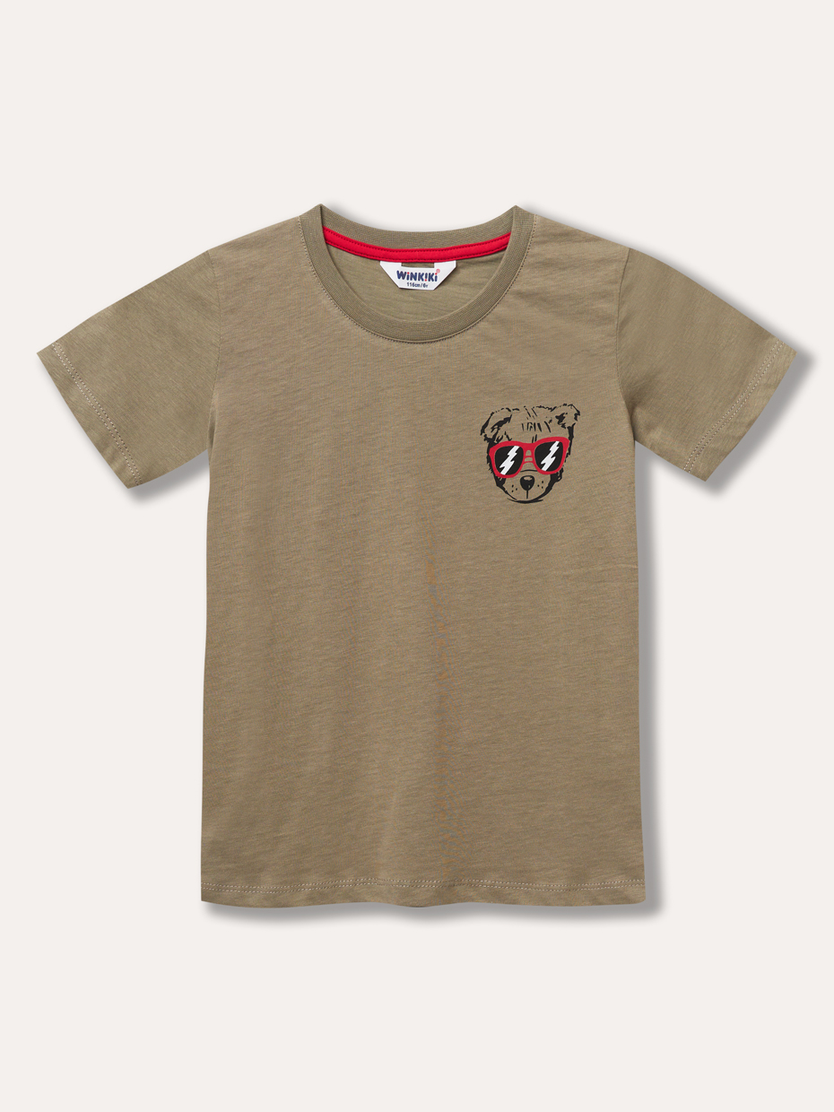 Chlapecké tričko - Winkiki WKB 31123, béžová Barva: Béžová, Velikost: 122