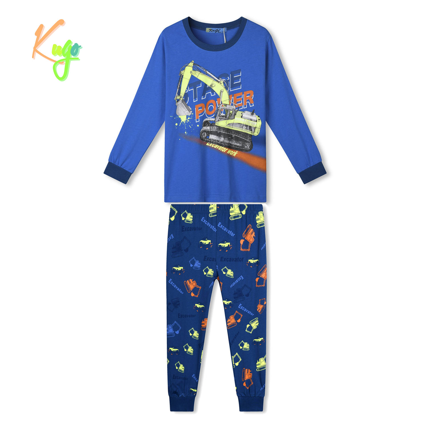 Chlapecké pyžamo - KUGO MP1370, petrol Barva: Petrol, Velikost: 116