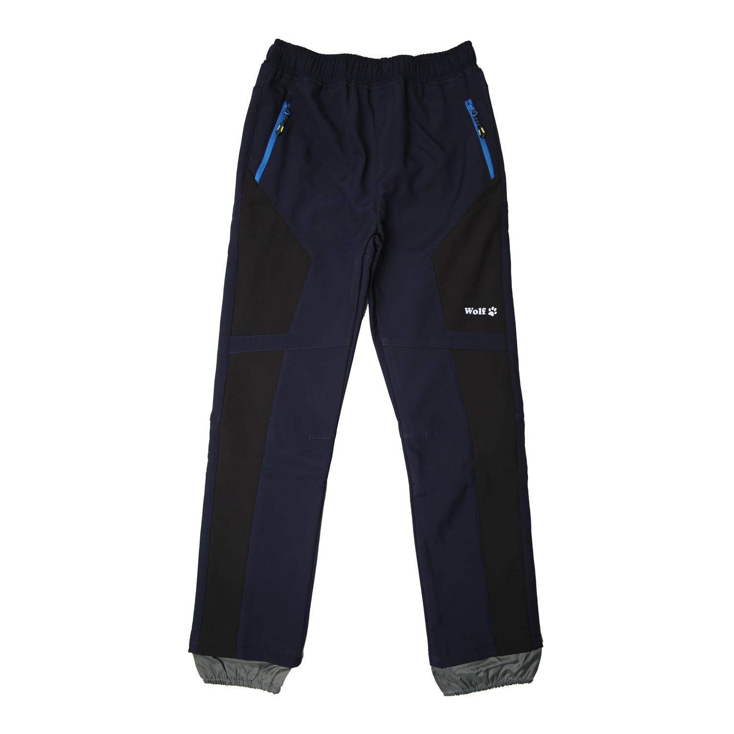 Chlapecké softshellové kalhoty, zateplené - Wolf B2394, tmavě modrá Barva: Modrá tmavě, Velikost: 116