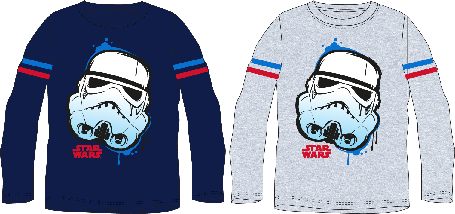Star-Wars licence Chlapecké tričko - Star Wars 5202A250, tmavě modrá Barva: Modrá tmavě, Velikost: 140