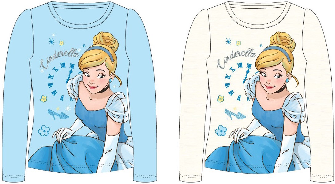Frozen - licence Dívčí tričko - Princess 5202A165, světle modrá Barva: Modrá, Velikost: 98