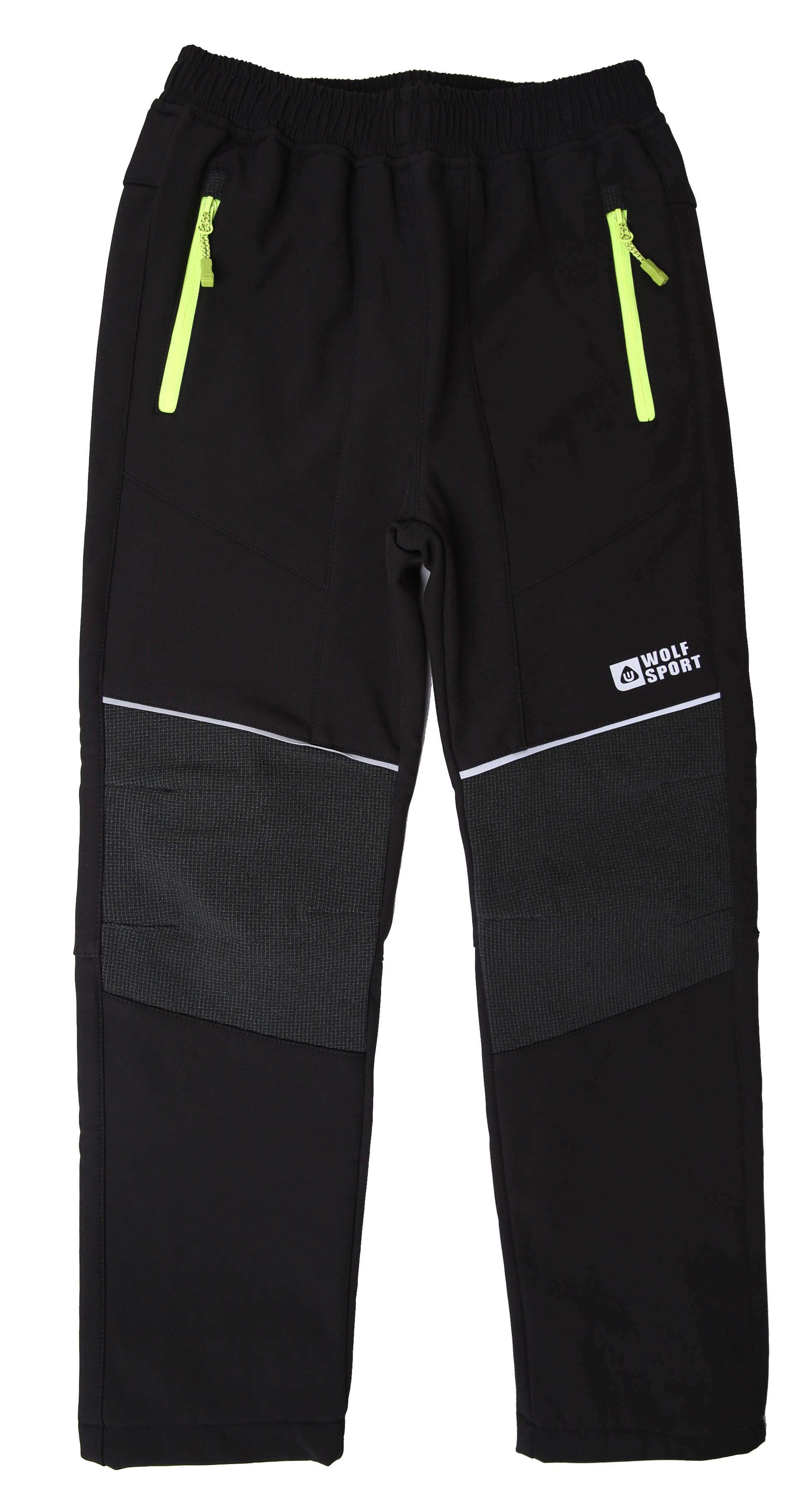 Chlapecké softshellové kalhoty, zateplené - Wolf B2396, černá Barva: Černá, Velikost: 98