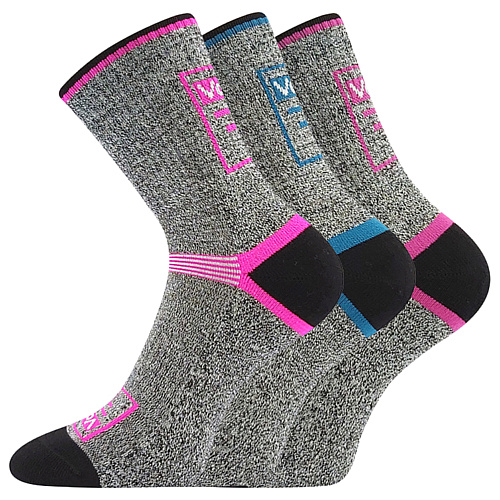 Dámské ponožky VoXX - Spectra, šedý melír Barva: Šedá, Velikost: 35-38