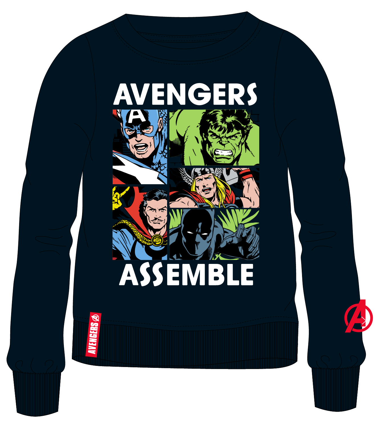 Avangers - licence Chlapecká mikina - Avengers 5218528, černá Barva: Černá, Velikost: 104