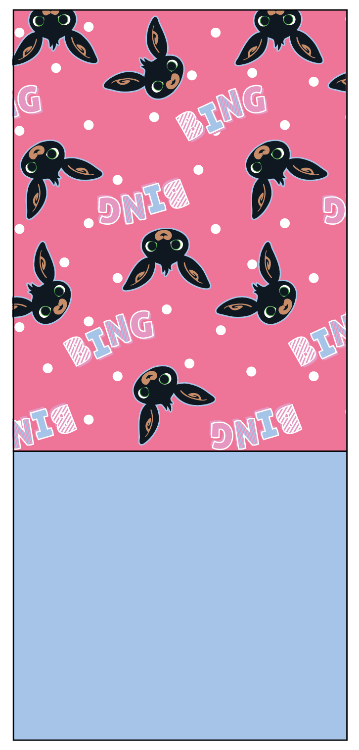 Králíček bing- licence Dívčí nákrčník s flísem - Králíček Bing 5241091, růžová / světle modrá Barva: Růžová, Velikost: uni velikost