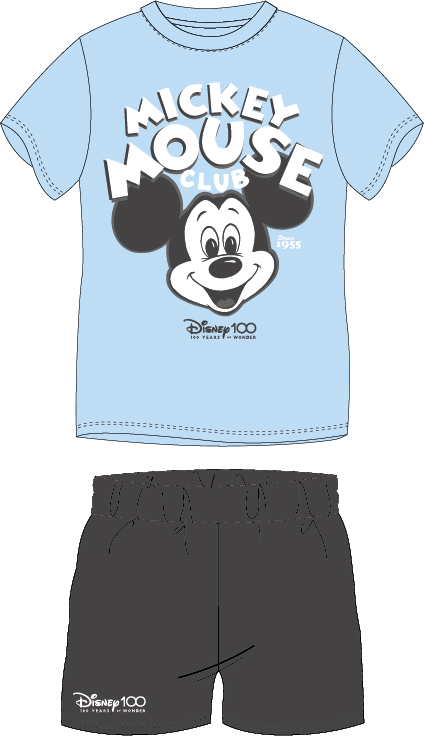Mickey Mouse - licence Chlapecké pyžamo - Mickey Mouse 5204B222, světle modrá / antracit Barva: Modrá, Velikost: 152
