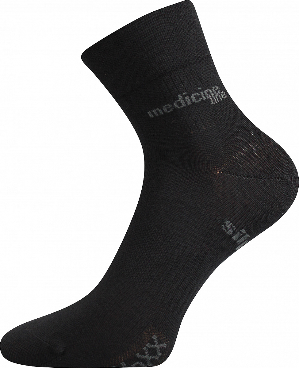 Zdravotní ponožky VoXX - Mission Medicine, černá Barva: Černá, Velikost: 43-46