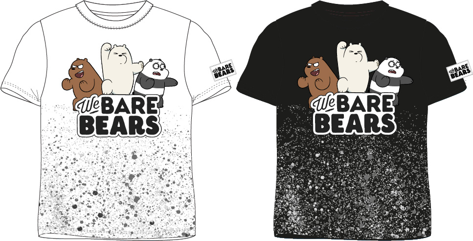 WE BARE BEARS Chlapecké tričko - Mezi námi medvědy 5202752, bílá Barva: Bílá, Velikost: 152